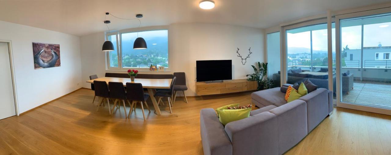 Luxus Penthouse Bregenz Feldmoos Mit Whirlpool & Riesen Terrasse, Nahe Festspiele Daire Dış mekan fotoğraf